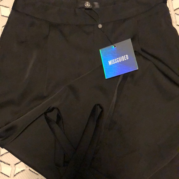 Shine Split Wrap Around Ankle Trouser - Picture 2 of 3